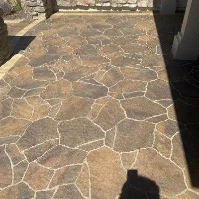 different paver hardscapes